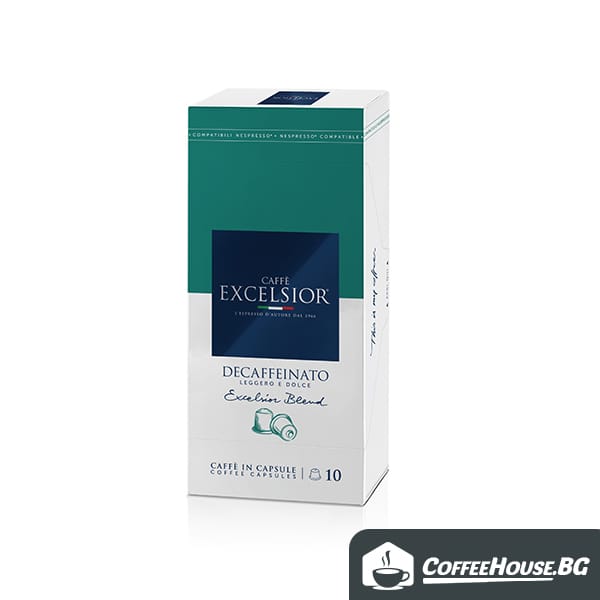 Кафе капсули Excelsior Decaf за Nespresso, 10бр.